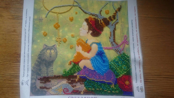 Canvas for bead embroidery