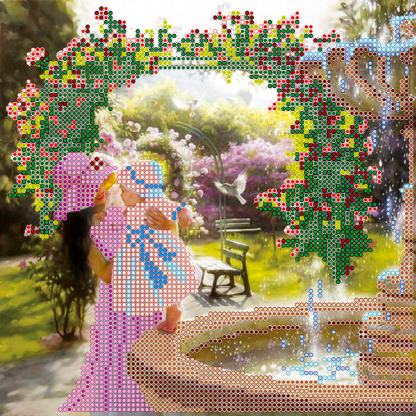 Canvas for bead embroidery