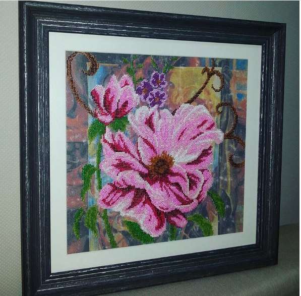 Canvas for bead embroidery