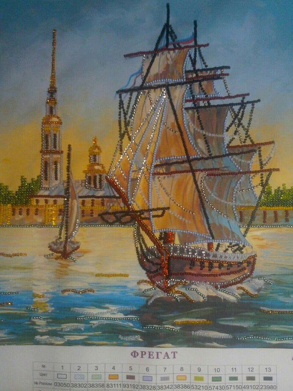 Canvas for bead embroidery