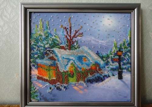 Canvas for bead embroidery