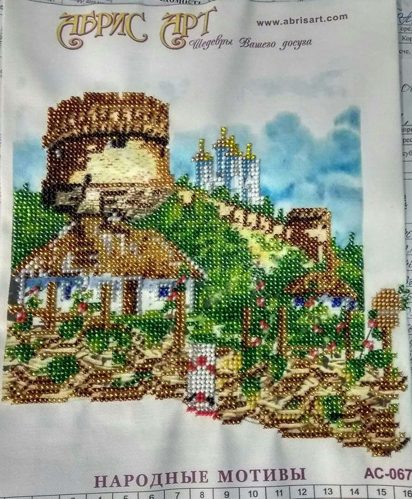 Canvas for bead embroidery