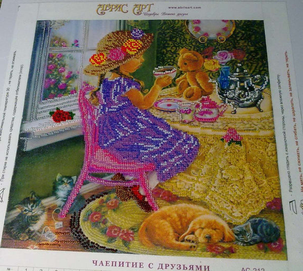 Canvas for bead embroidery
