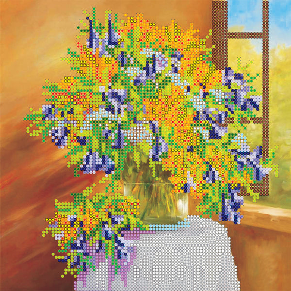 Canvas for bead embroidery