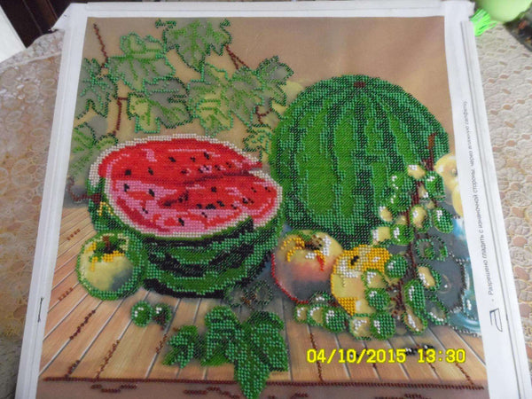 Canvas for bead embroidery