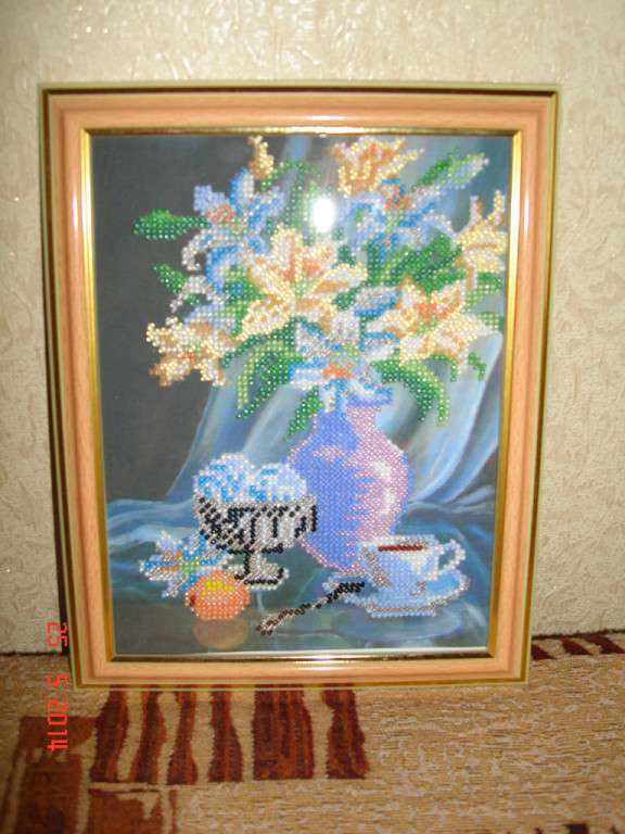 Canvas for bead embroidery