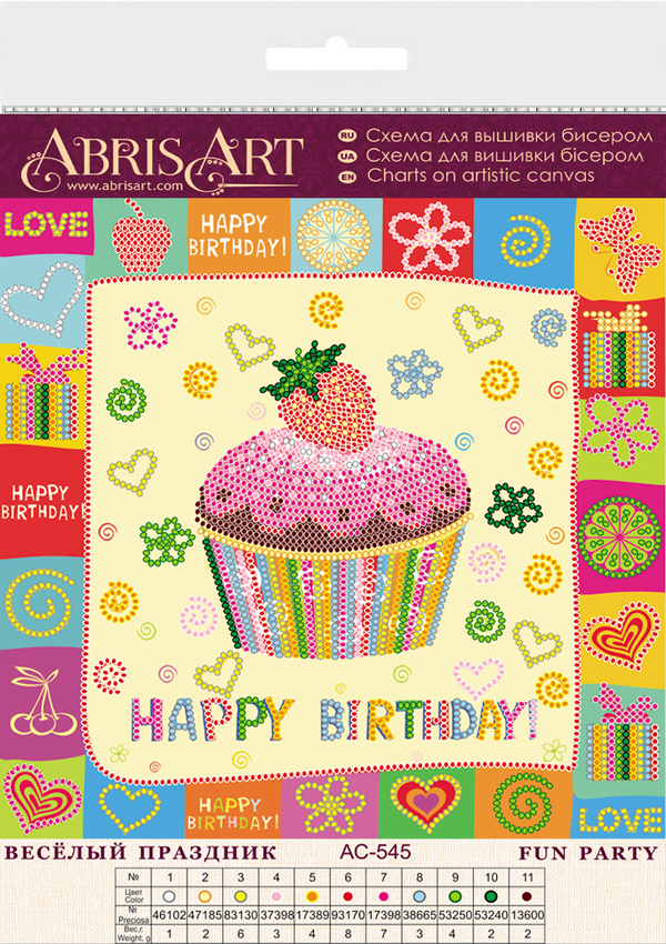 Canvas for bead embroidery