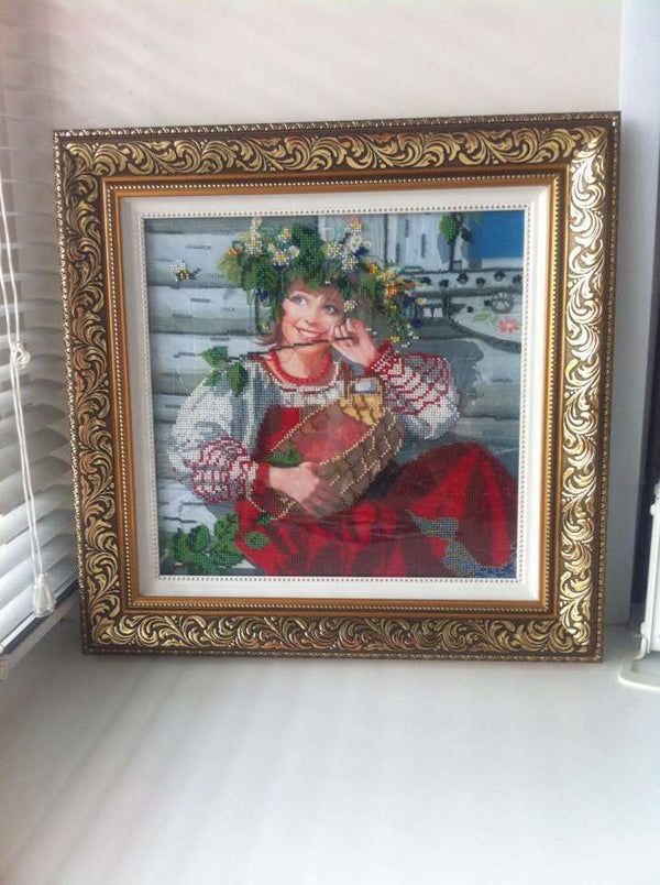 Canvas for bead embroidery