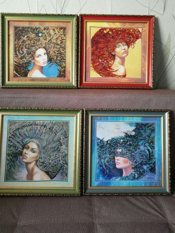 DIY Bead Embroidery Kit