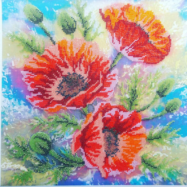 Canvas for bead embroidery