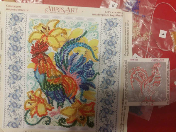 DIY Bead Embroidery Kit
