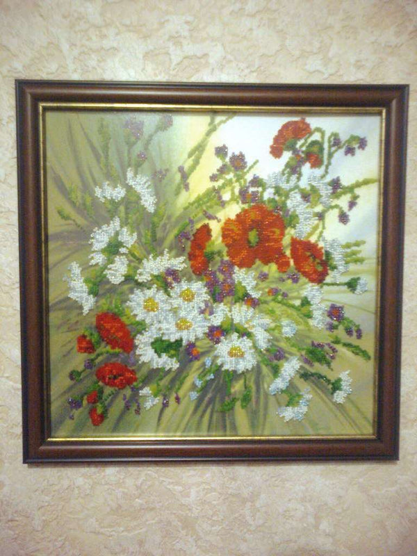 Canvas for bead embroidery