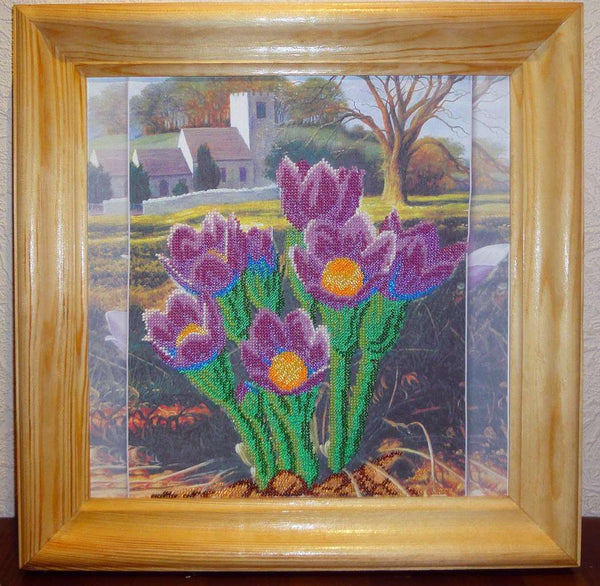 Canvas for bead embroidery