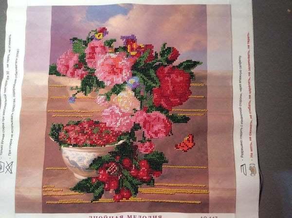 Canvas for bead embroidery