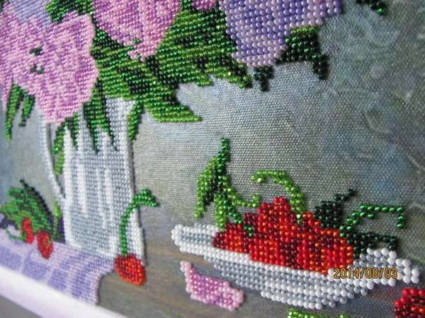 Canvas for bead embroidery