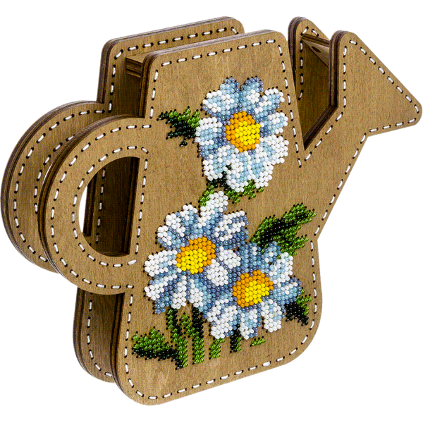 DIY Bead Embroidery on wood kit