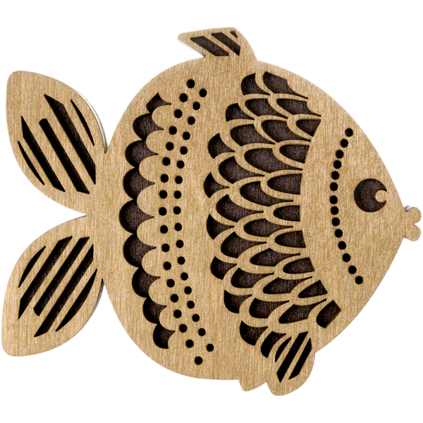 Bead organizer with wooden lid