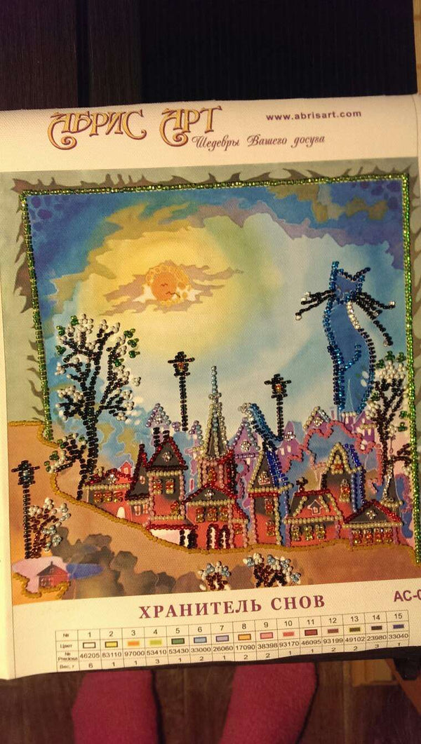 Canvas for bead embroidery