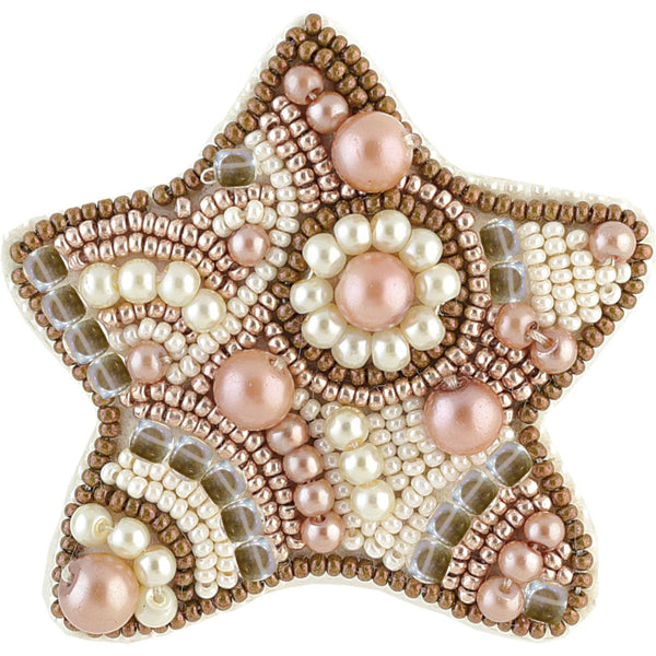 Beadwork kit for creating broоch