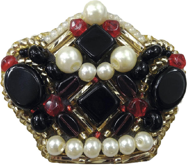Beadwork kit for creating broоch