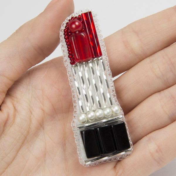 Beadwork kit for creating broоch