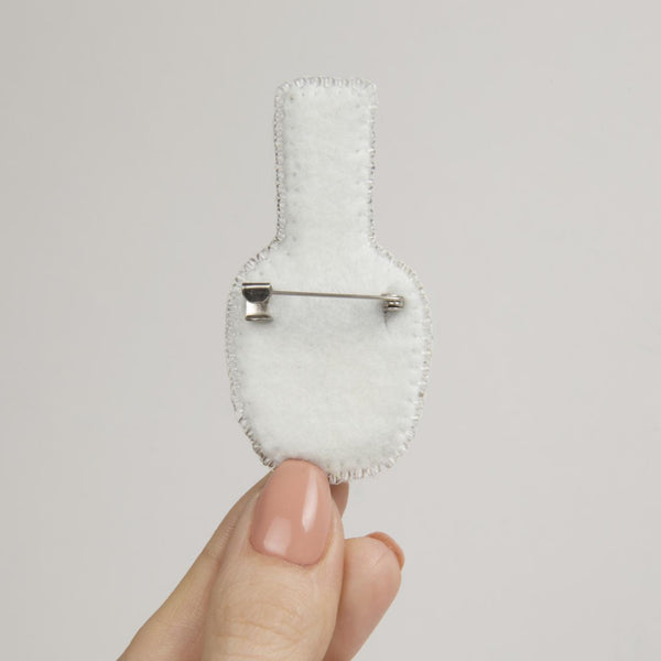 Beadwork kit for creating broоch