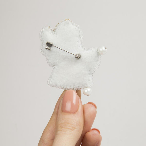 Beadwork kit for creating broоch