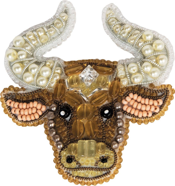 Beadwork kit for creating broоch