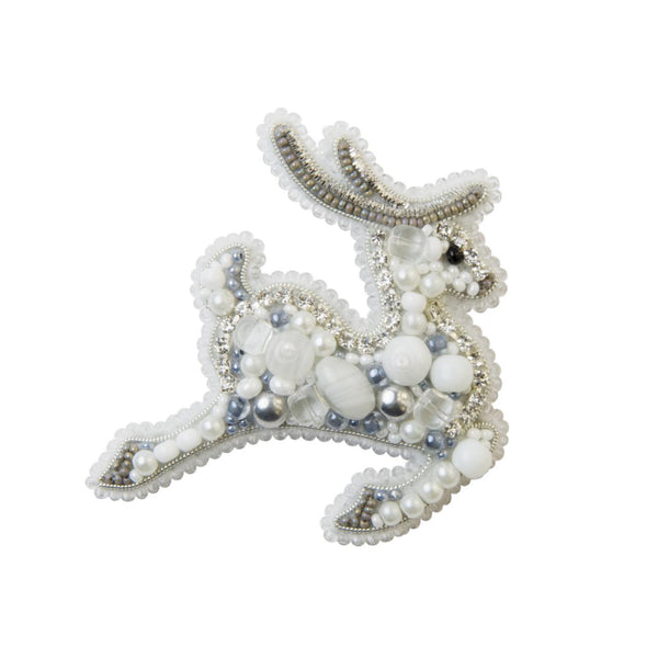 Beadwork kit for creating broоch