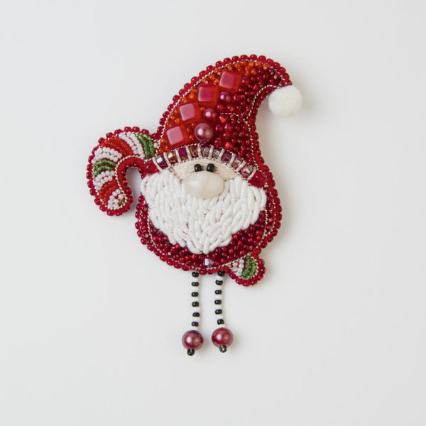 Beadwork kit for creating broоch