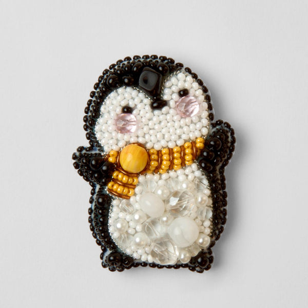 Beadwork kit for creating broоch