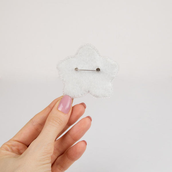 Beadwork kit for creating broоch