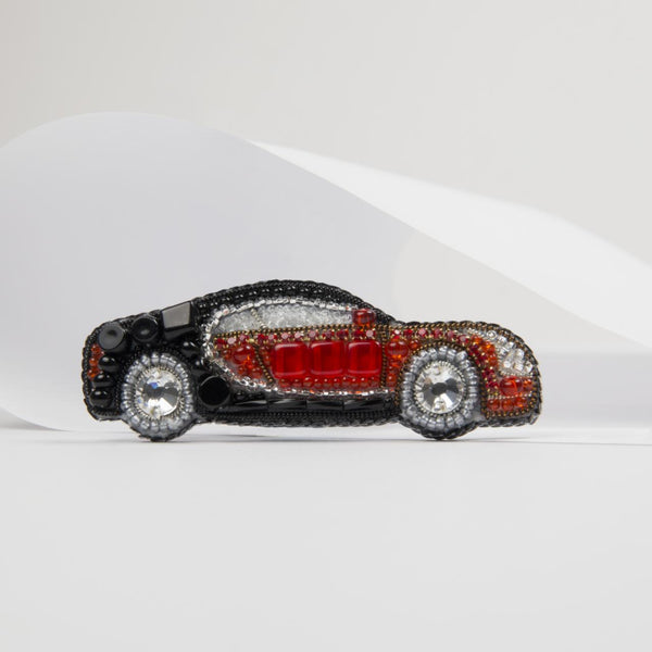 Beadwork kit for creating broоch