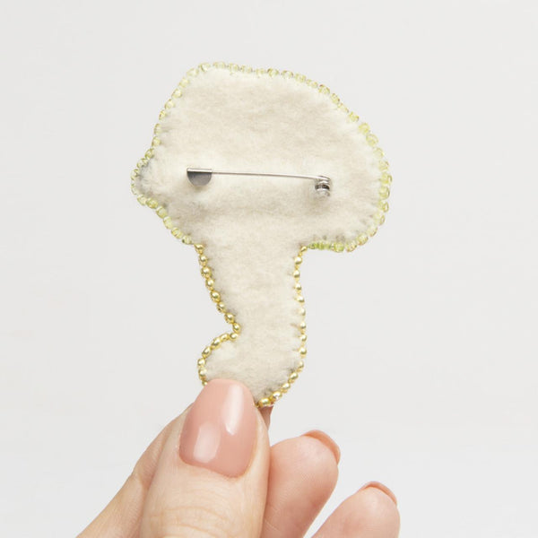 Beadwork kit for creating broоch