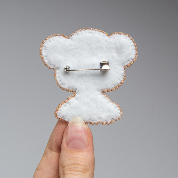 Beadwork kit for creating broоch