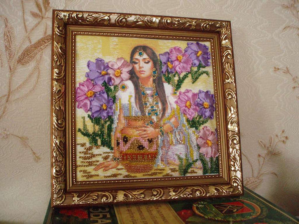 Canvas for bead embroidery