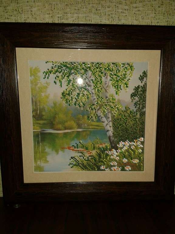 Canvas for bead embroidery