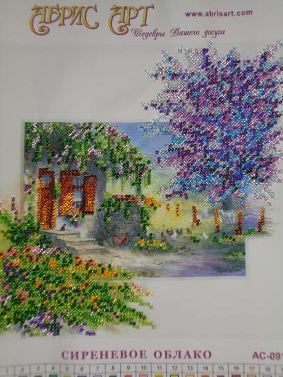 Canvas for bead embroidery