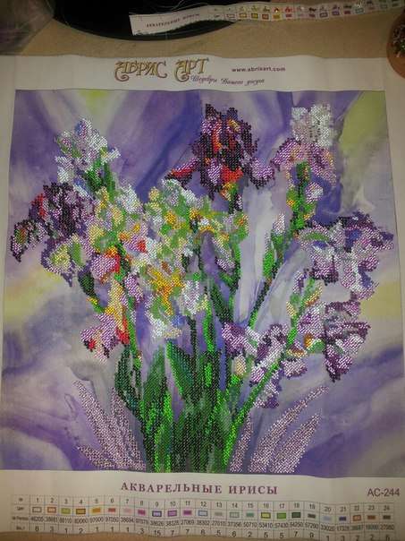 Canvas for bead embroidery