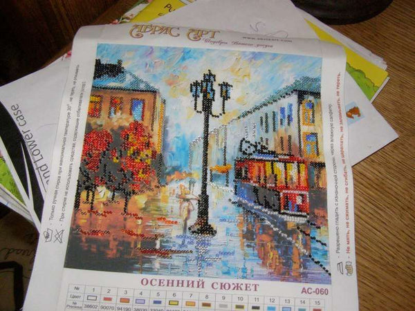 Canvas for bead embroidery