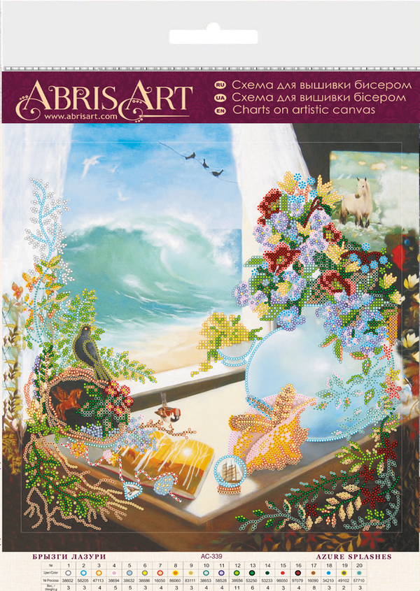 Canvas for bead embroidery