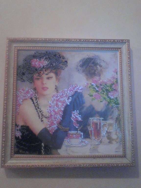 Canvas for bead embroidery