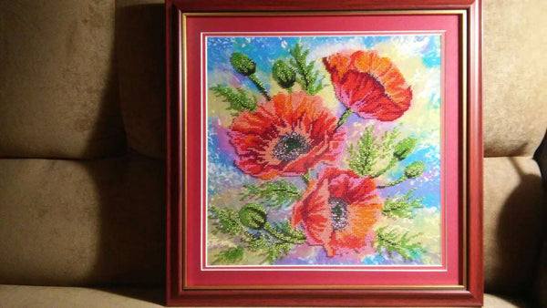 Canvas for bead embroidery