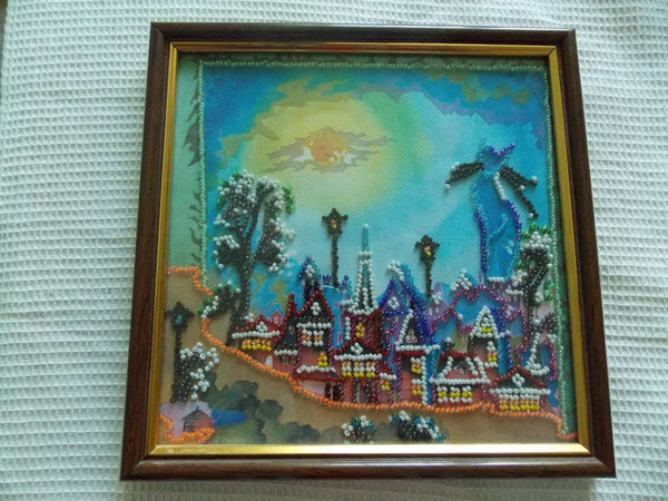 Canvas for bead embroidery