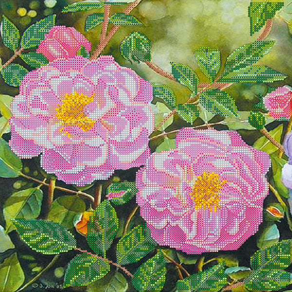 Canvas for bead embroidery