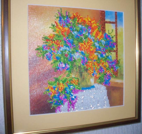 Canvas for bead embroidery