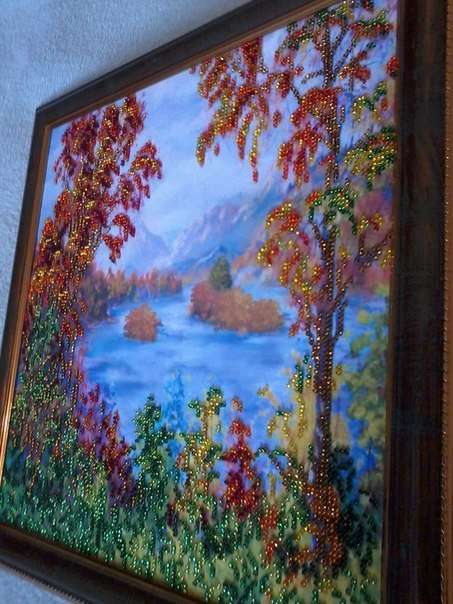 Canvas for bead embroidery