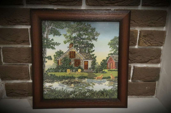 Canvas for bead embroidery