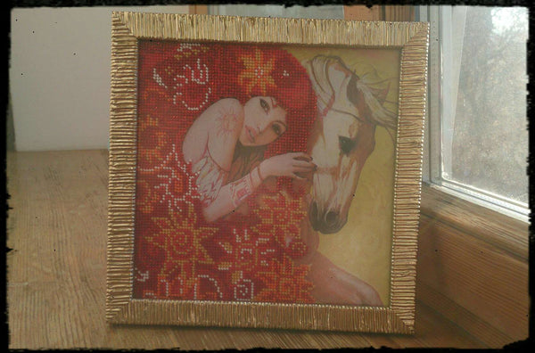 Canvas for bead embroidery