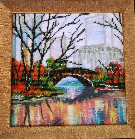 Canvas for bead embroidery